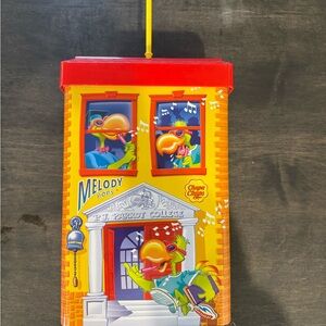 Vintage Melody Pops Tin - Yellow & Red